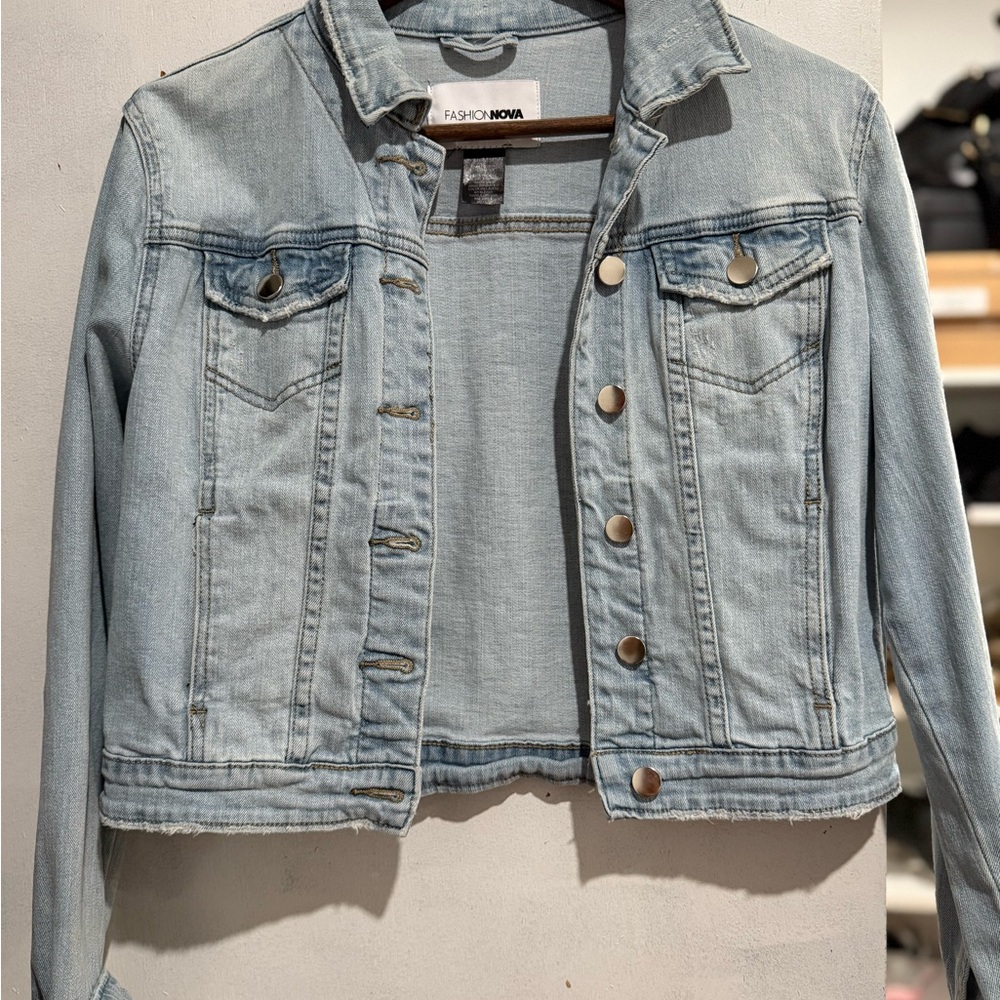 Fashion Nova Light Denim Jacket